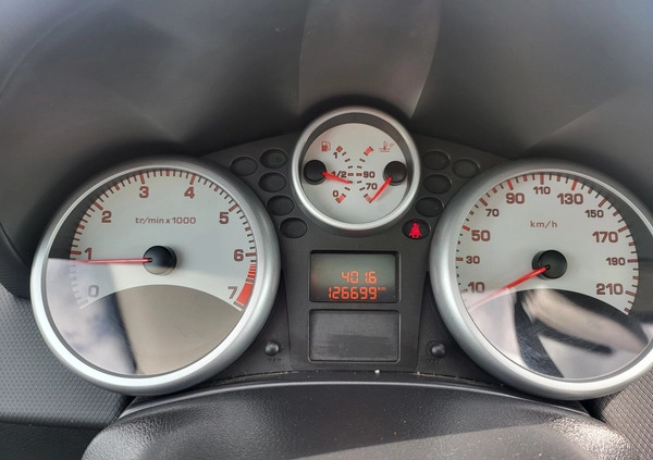 Peugeot 207 cena 12909 przebieg: 126000, rok produkcji 2009 z Sieradz małe 277